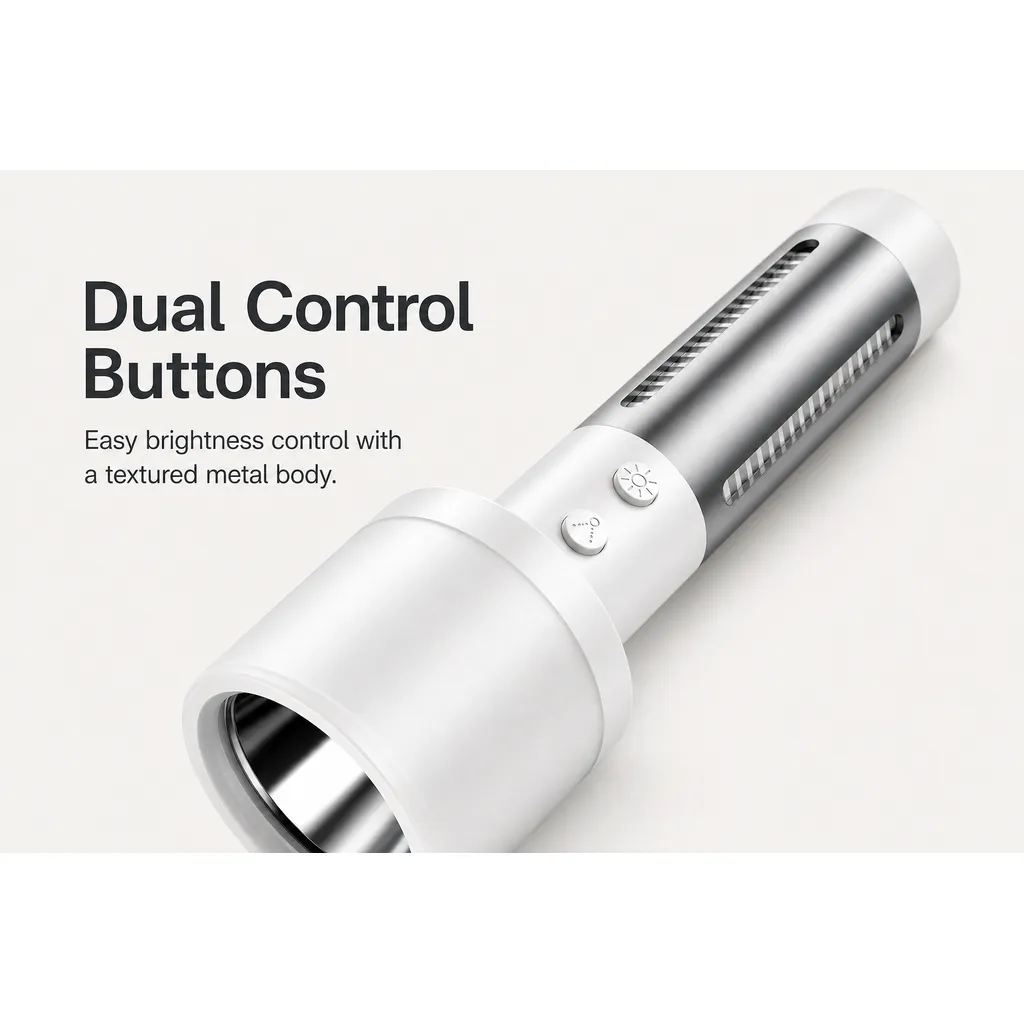 JD-F112 Rechargeable LED Flashlight