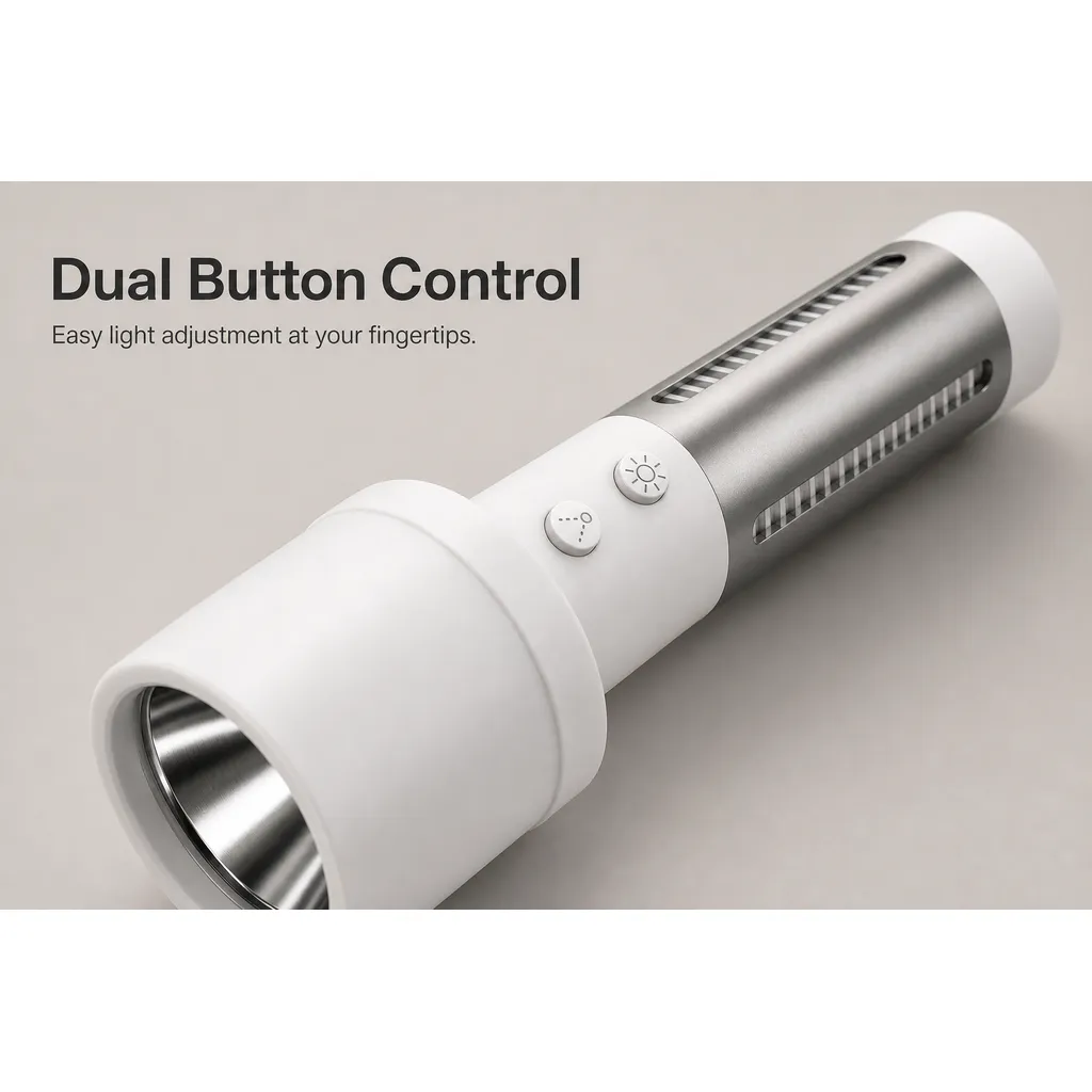JD-F112 Rechargeable LED Flashlight