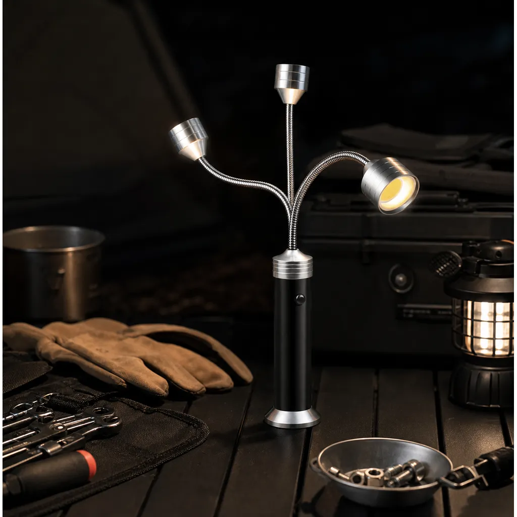 JD-F536 LED BBQ Grill Light Magnetic Gooseneck Work Torch
