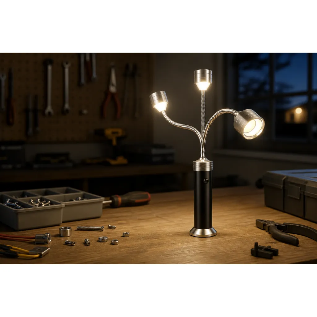 JD-F536 LED BBQ Grill Light Magnetic Gooseneck Work Torch