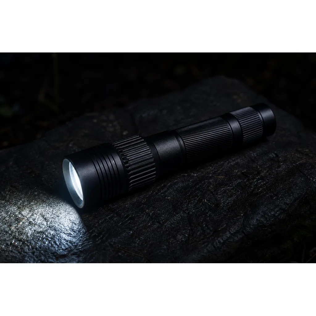 JD-F856 Rechargeable LED Flashlight P70 Zoomable Tactical Torch