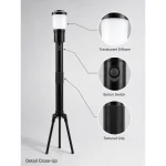 JD-F865 COB LED Camping Lantern Flashlight