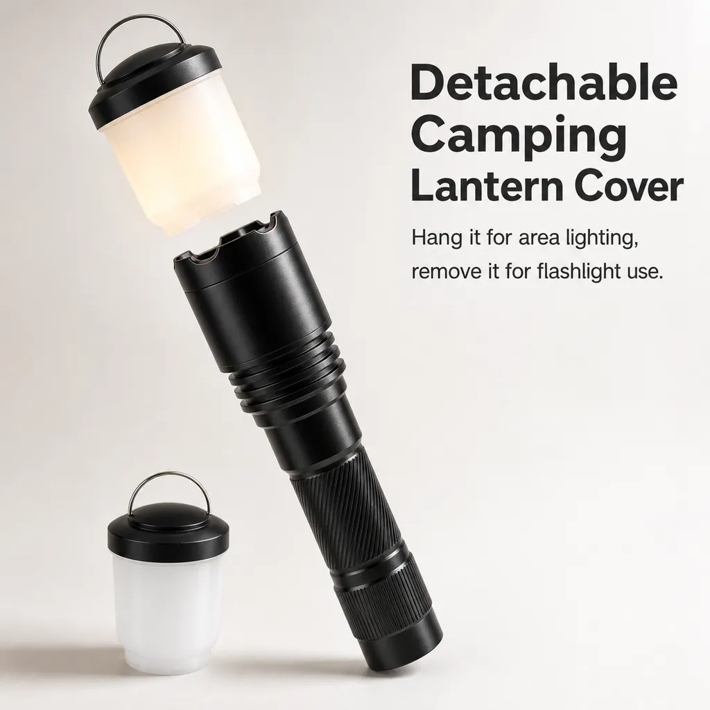 JD-F867 Rechargeable LED Flashlight Zoomable Super Bright P70 Torch