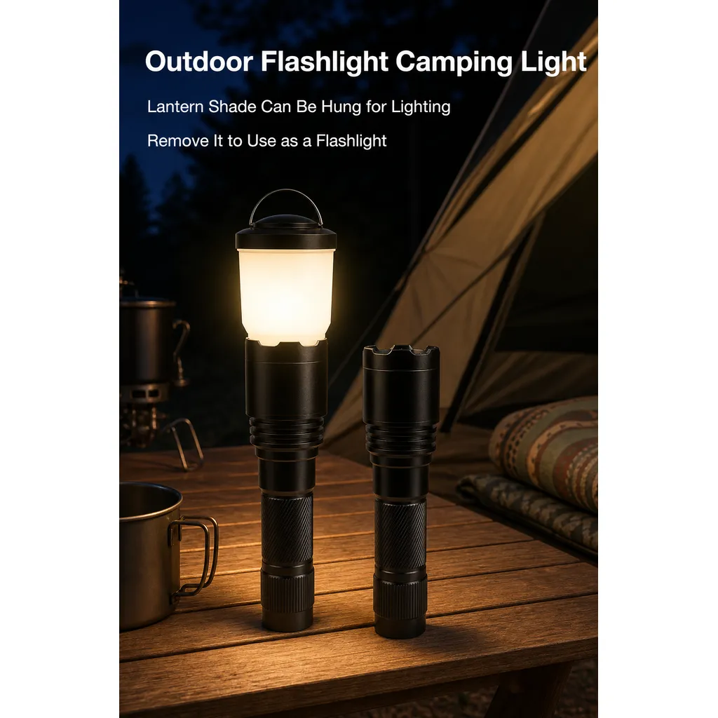 JD-F867 Rechargeable LED Flashlight Zoomable Super Bright P70 Torch
