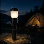 JD-F867 Rechargeable LED Flashlight Zoomable Super Bright P70 Torch