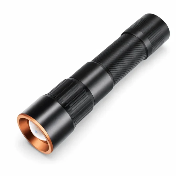 JD-F881 Rechargeable LED Flashlight Zoomable P70 Tactical Torch