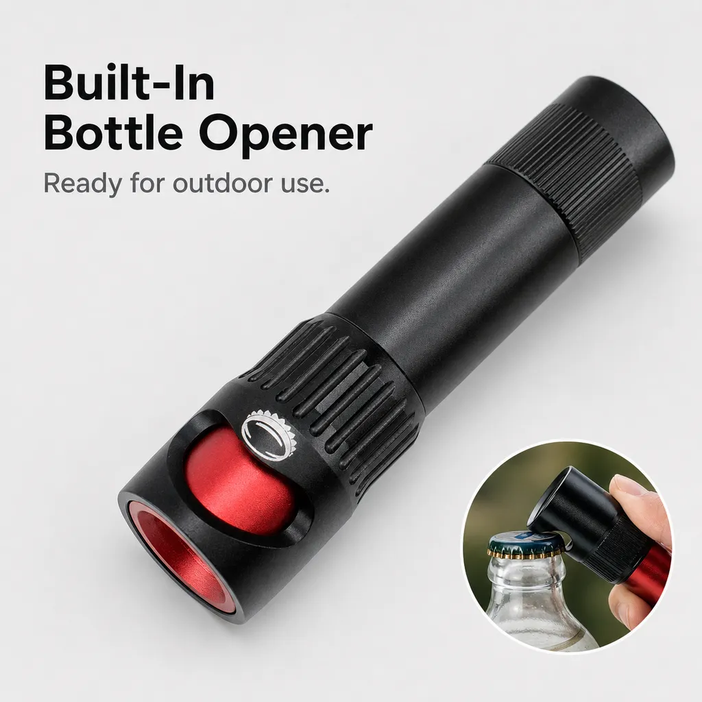 JD-F889 Rechargeable LED Flashlight Type-C Mini Tactical Torch