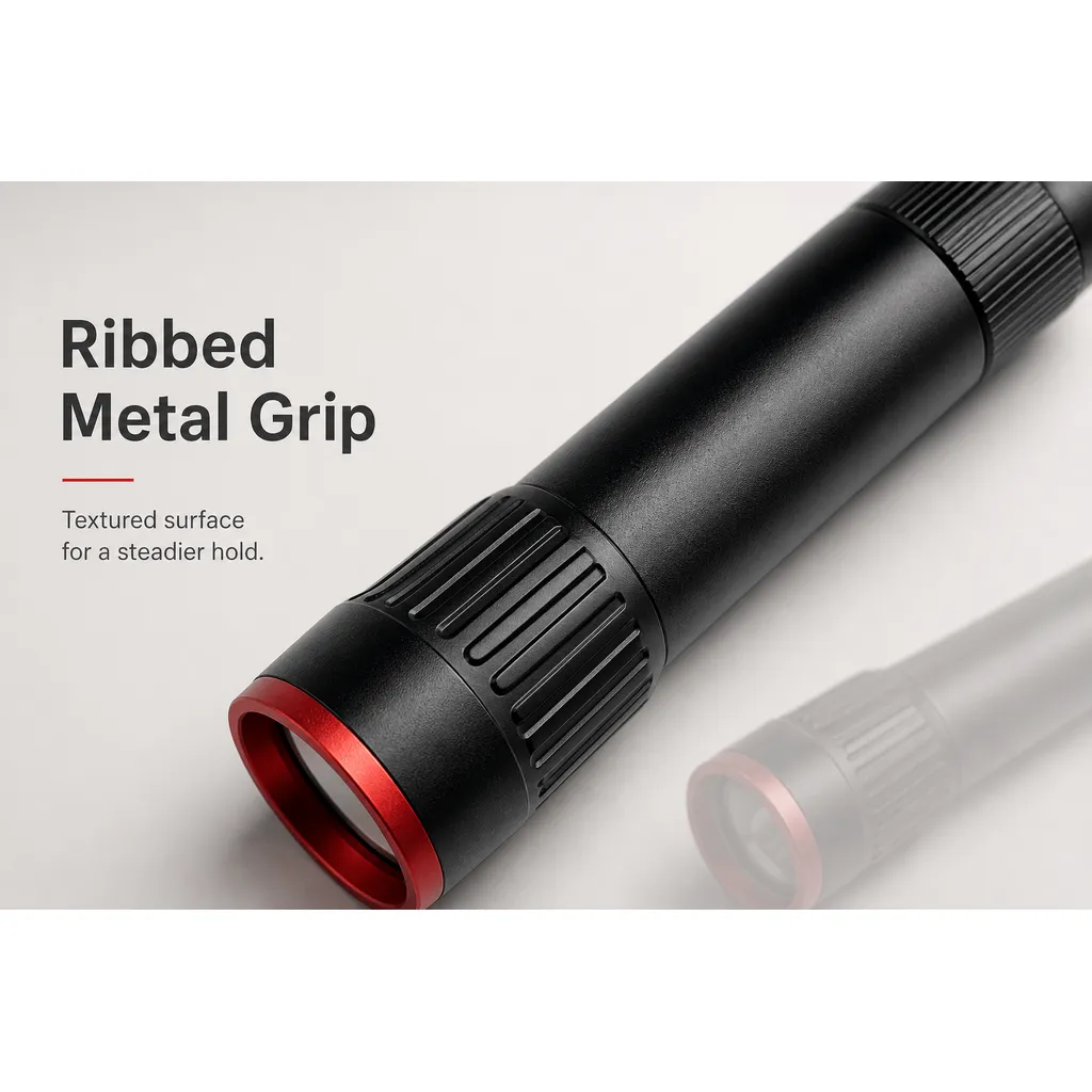 JD-F891 Rechargeable LED Flashlight Zoomable Mini Outdoor Torch