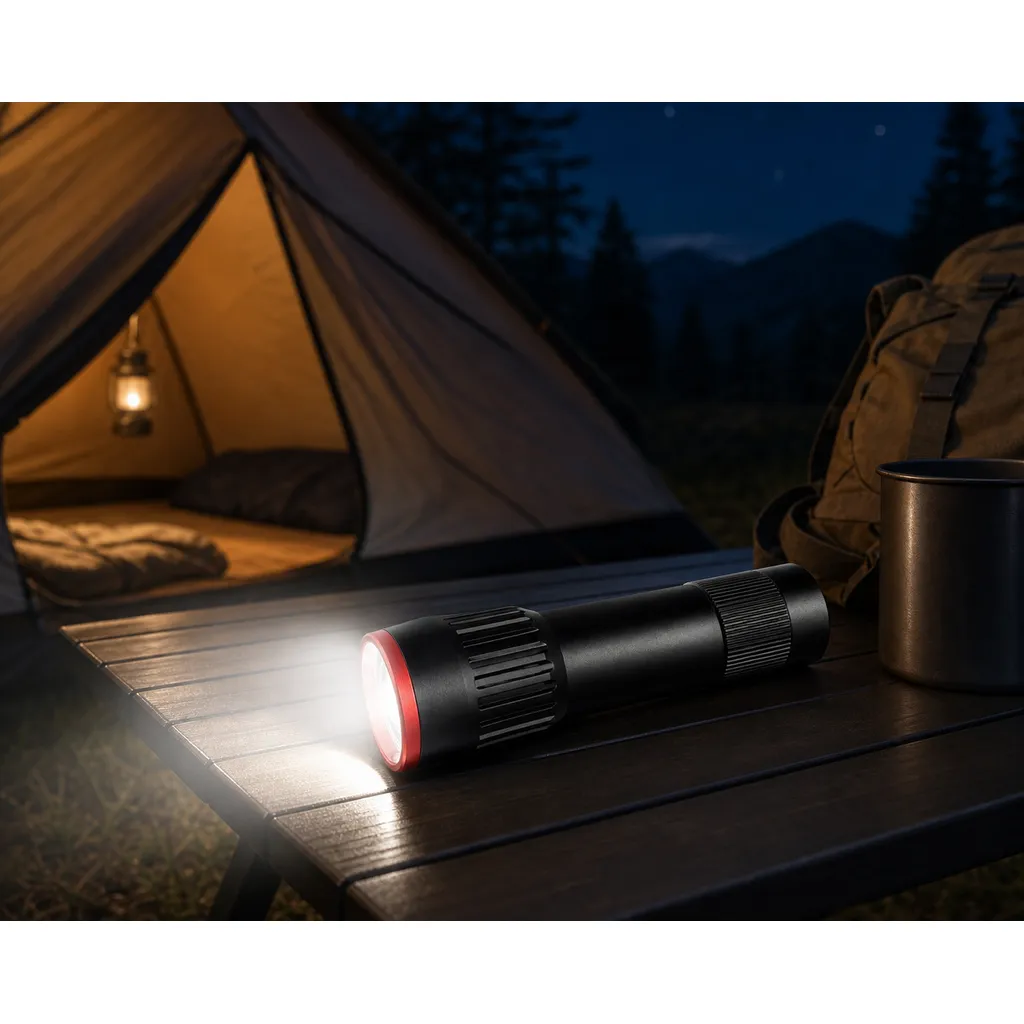 JD-F891 Rechargeable LED Flashlight Zoomable Mini Outdoor Torch