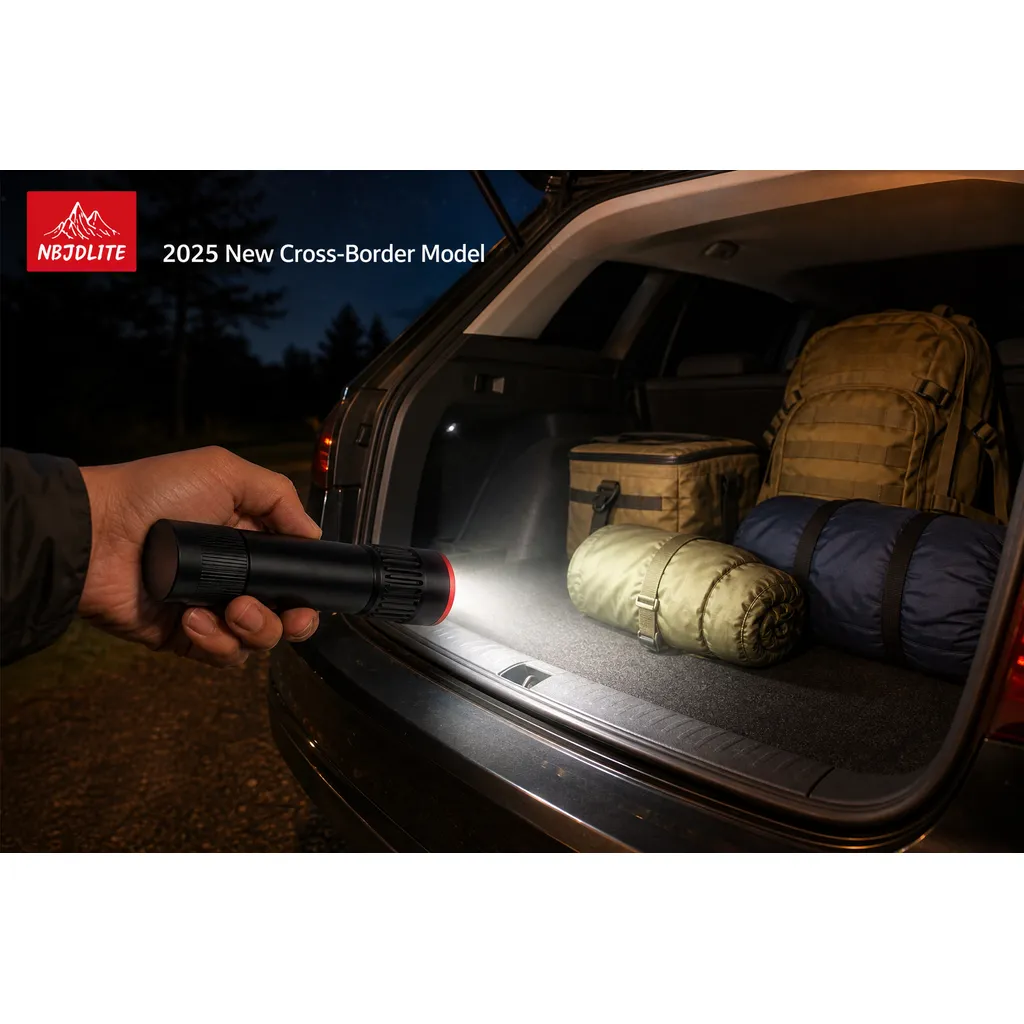 JD-F891 Rechargeable LED Flashlight Zoomable Mini Outdoor Torch
