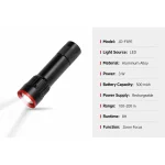 JD-F891 Rechargeable LED Flashlight Zoomable Mini Outdoor Torch