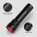 JD-F891 Rechargeable LED Flashlight Zoomable Mini Outdoor Torch