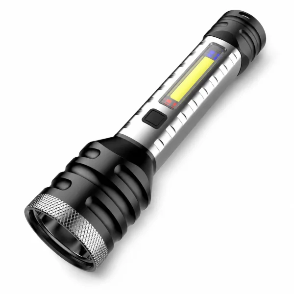 JD-F892 Rechargeable LED Flashlight Dual Light
