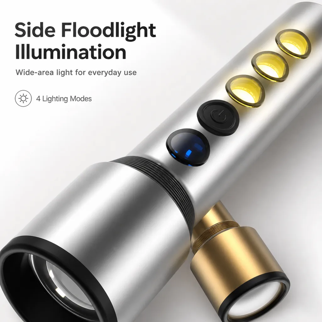 JD-F894 Rechargeable LED Flashlight