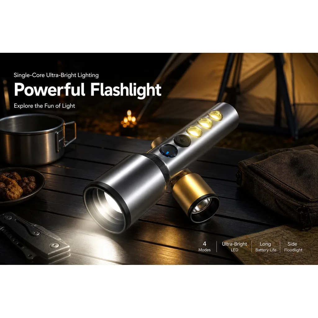 JD-F894 Rechargeable LED Flashlight