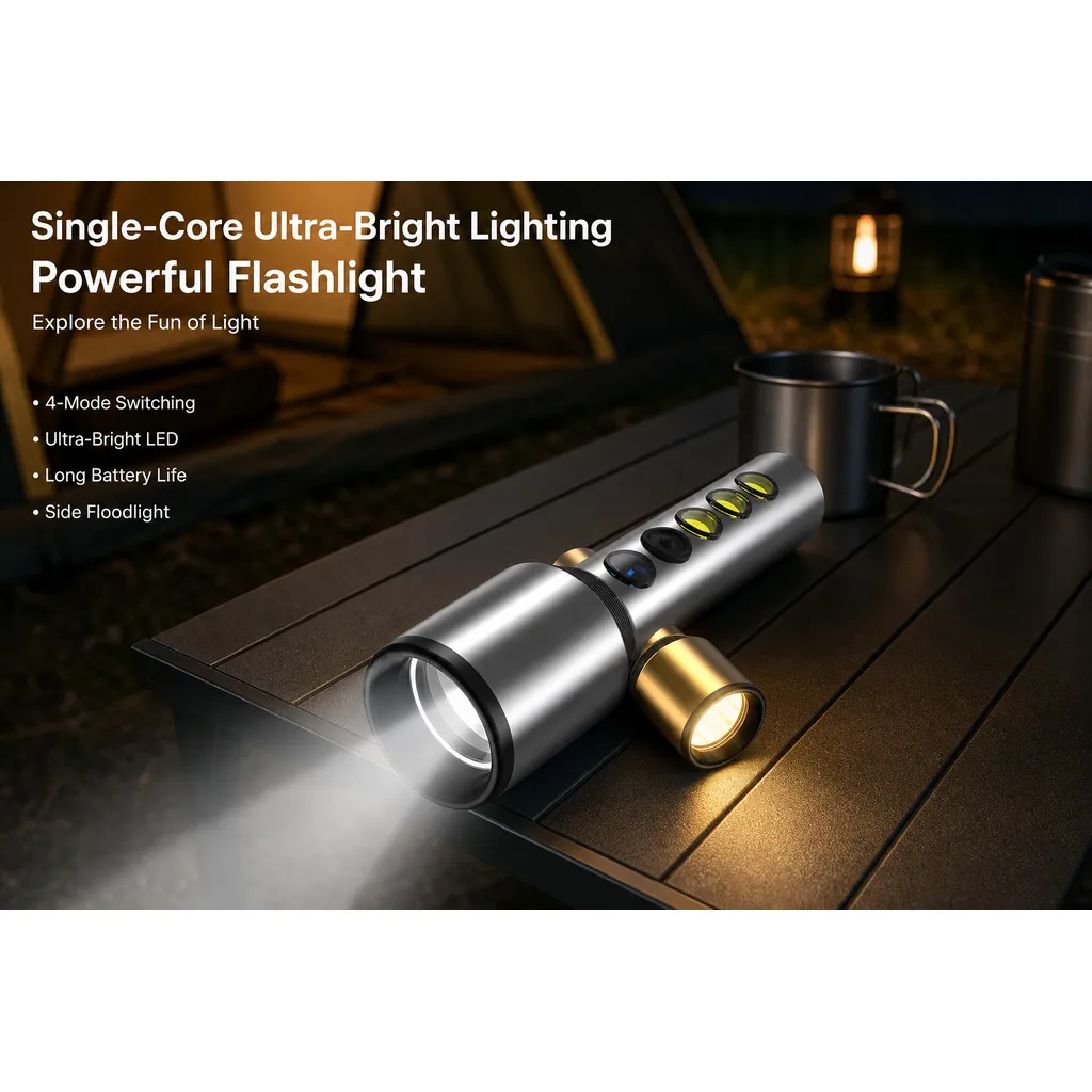 JD-F894 Rechargeable LED Flashlight