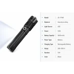 JD-F948 Rechargeable LED Flashlight Zoomable Tactical Torch