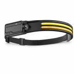 JD-H301 Rechargeable LED Headlamp Motion Sensor COB White Warm Light