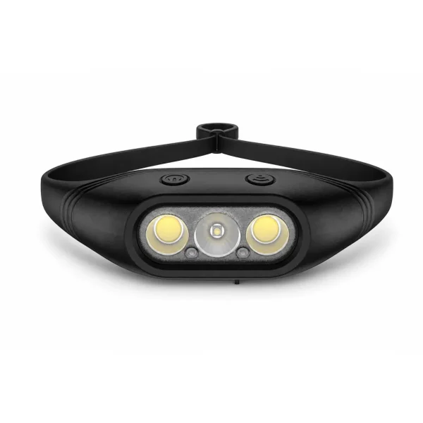 JD-H308 Rechargeable COB Headlamp Infrared Sensor Switch XPG Main Light