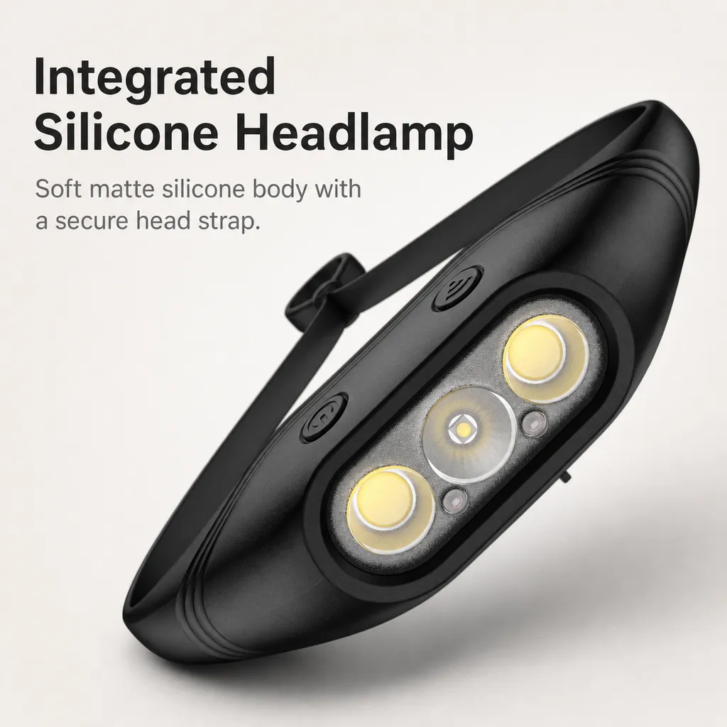 JD-H308 Rechargeable COB LED Headlamp