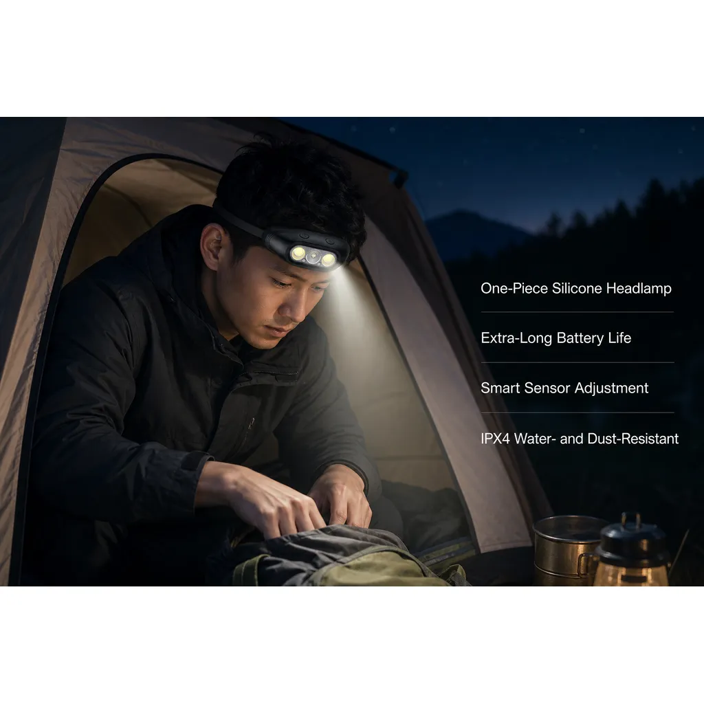 JD-H308 Rechargeable COB LED Headlamp