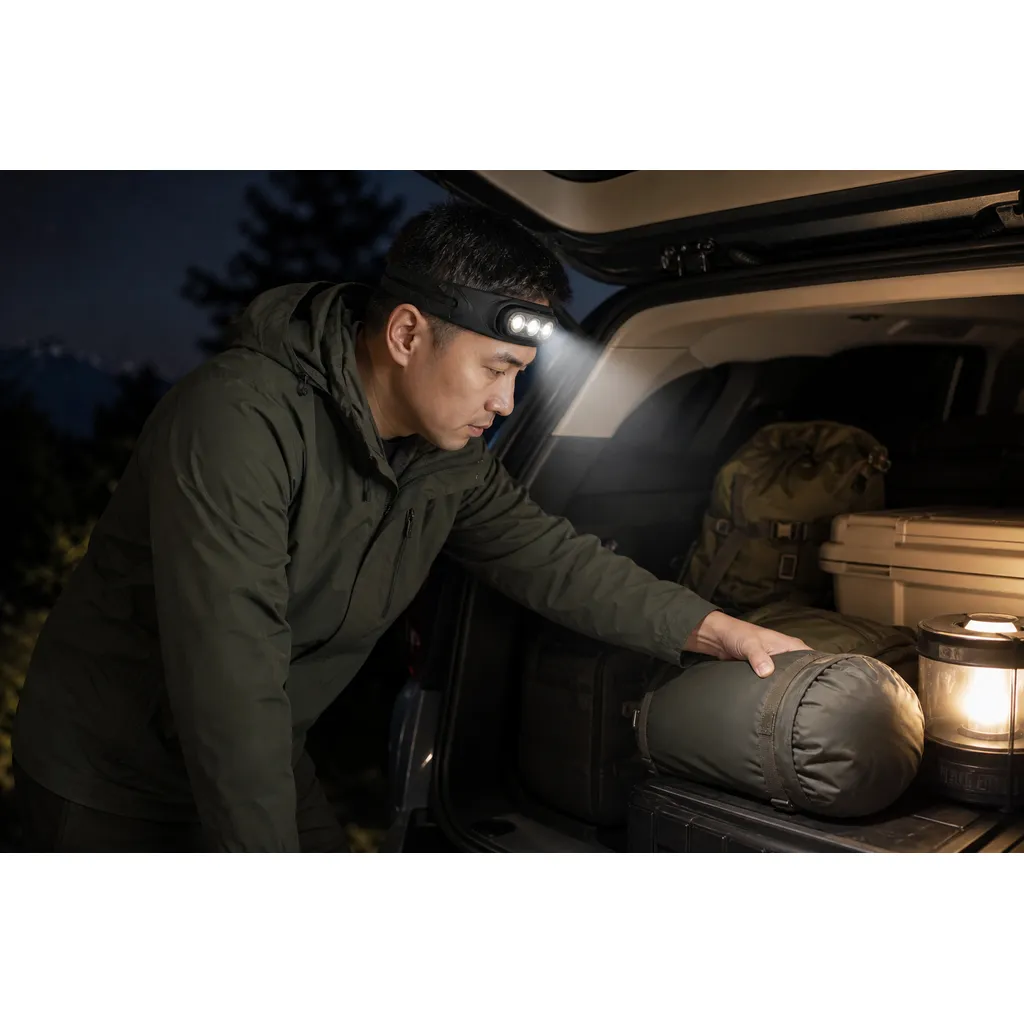 JD-H308 Rechargeable COB LED Headlamp