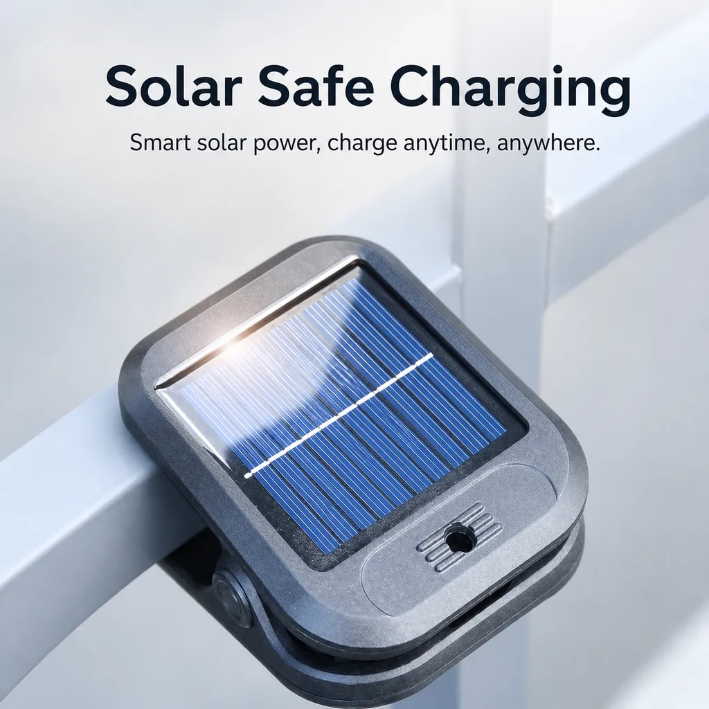 JD-JZD Solar LED Outdoor Clip Light