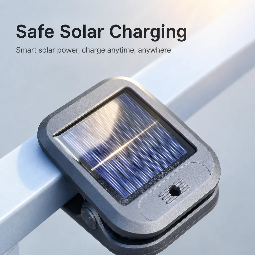 JD-JZD Solar LED Outdoor Clip Light