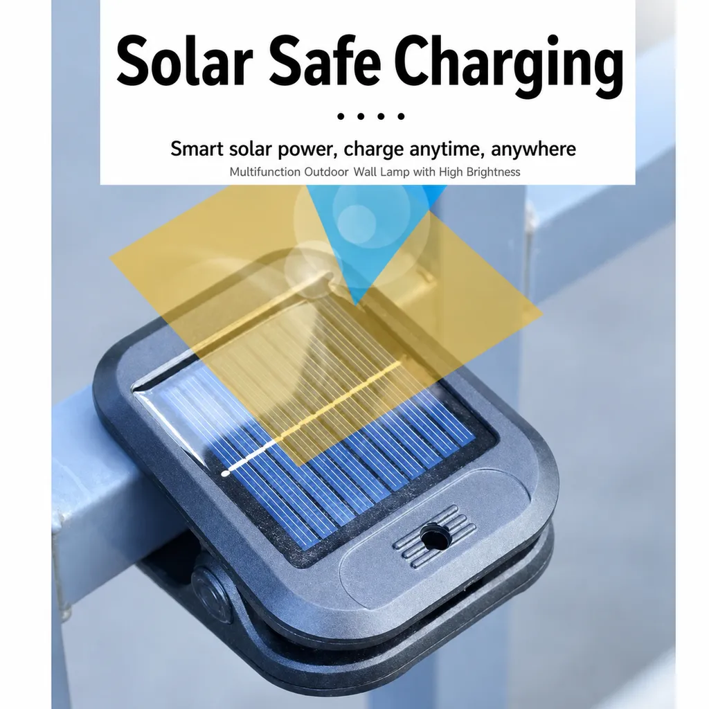 JD-JZD Solar LED Outdoor Clip Light