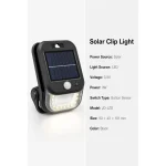 JD-JZD Solar LED Outdoor Clip Light