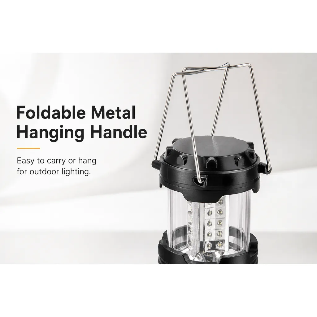 JD-L073 Battery Powered LED Camping Lantern Portable Hanging Tent Light