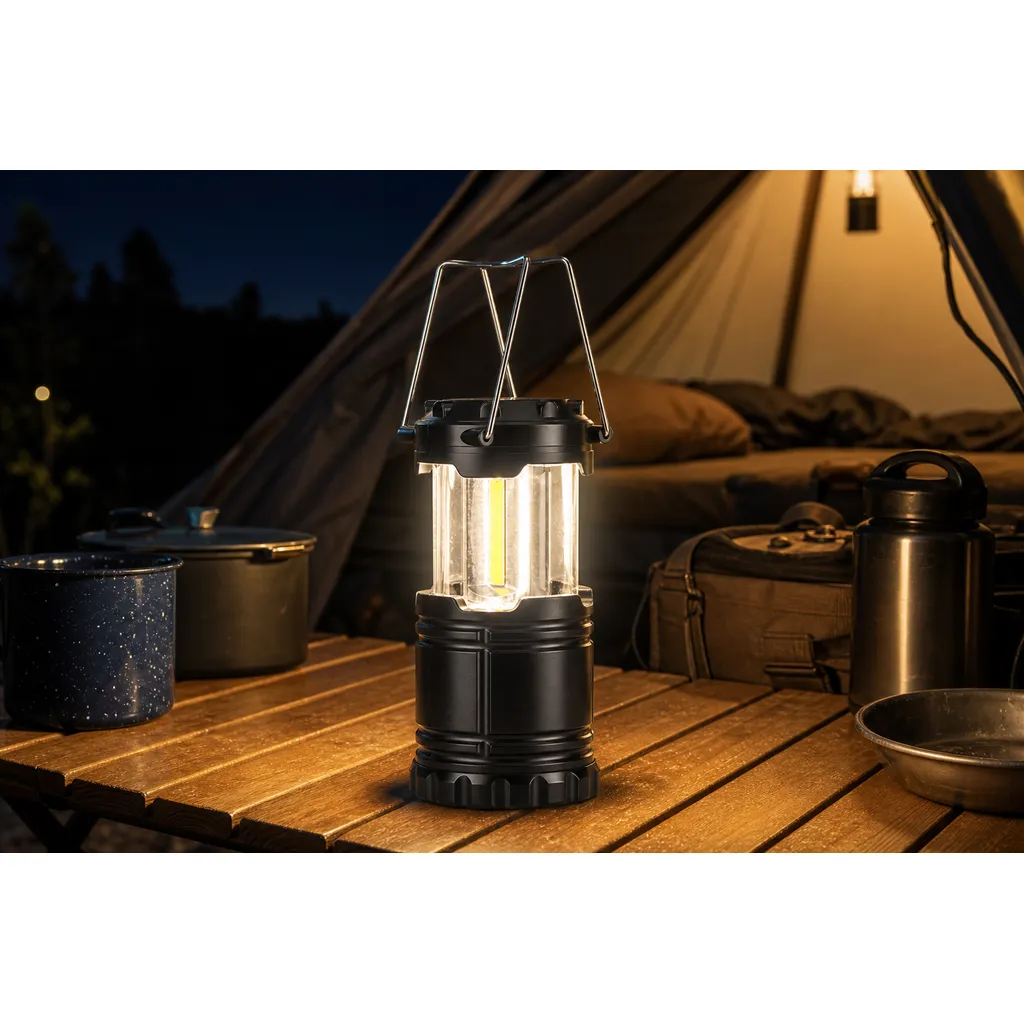 JD-L073 Battery Powered LED Camping Lantern Portable Hanging Tent Light