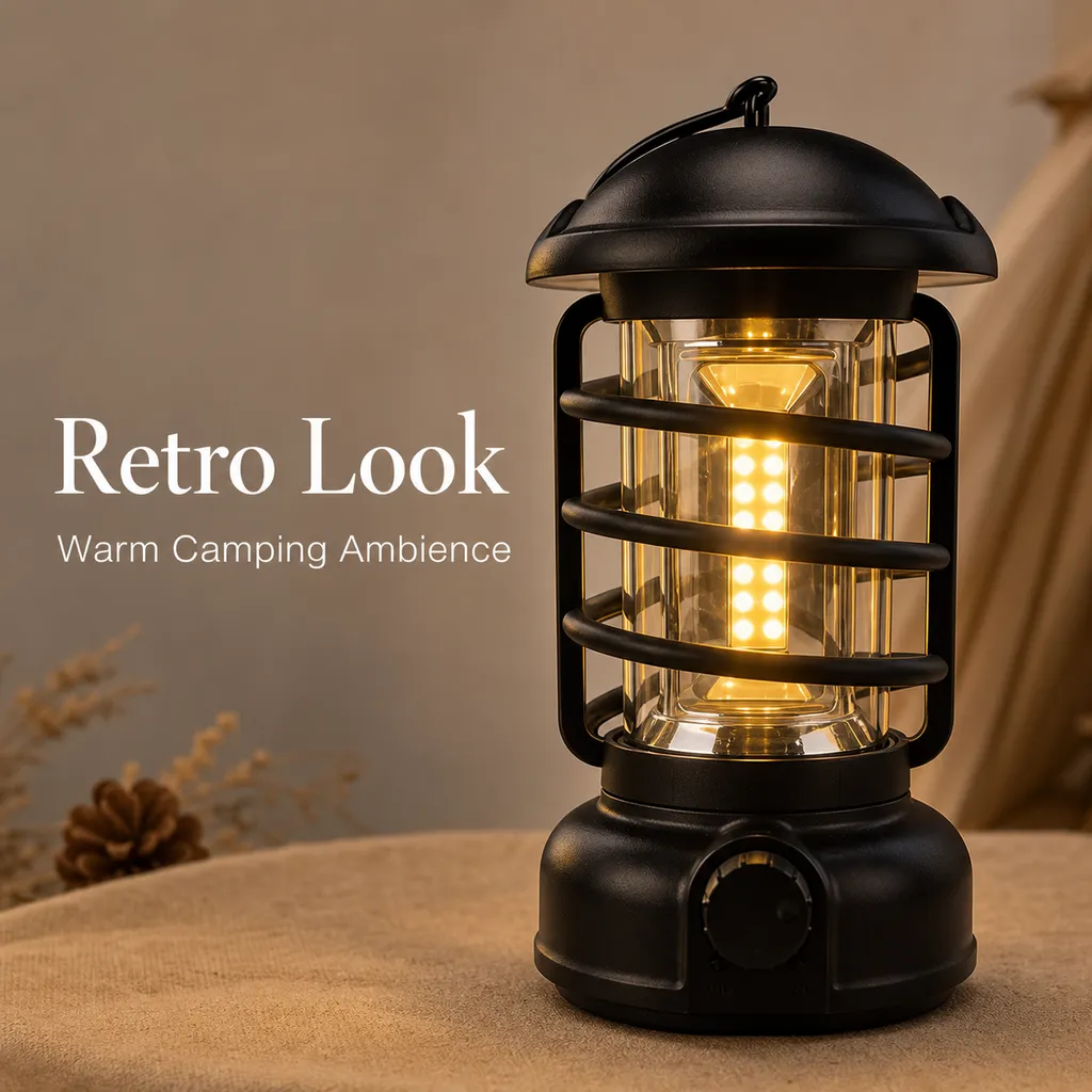 JD-L18/28 Rechargeable COB Camping Lantern