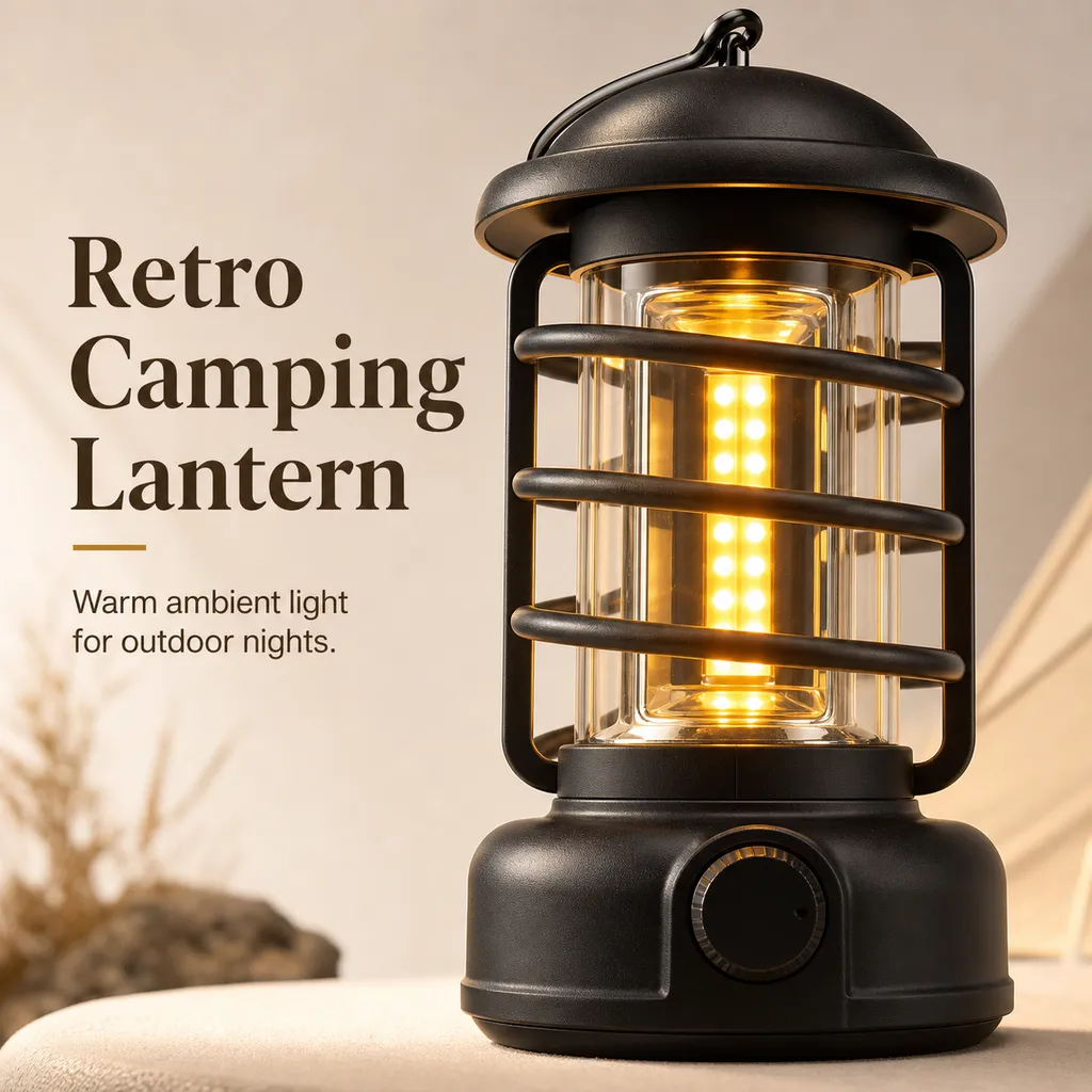 JD-L18/28 Rechargeable COB Camping Lantern