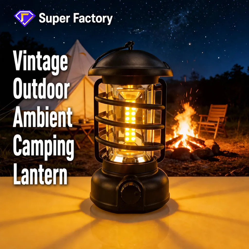 JD-L18/28 Rechargeable COB Camping Lantern