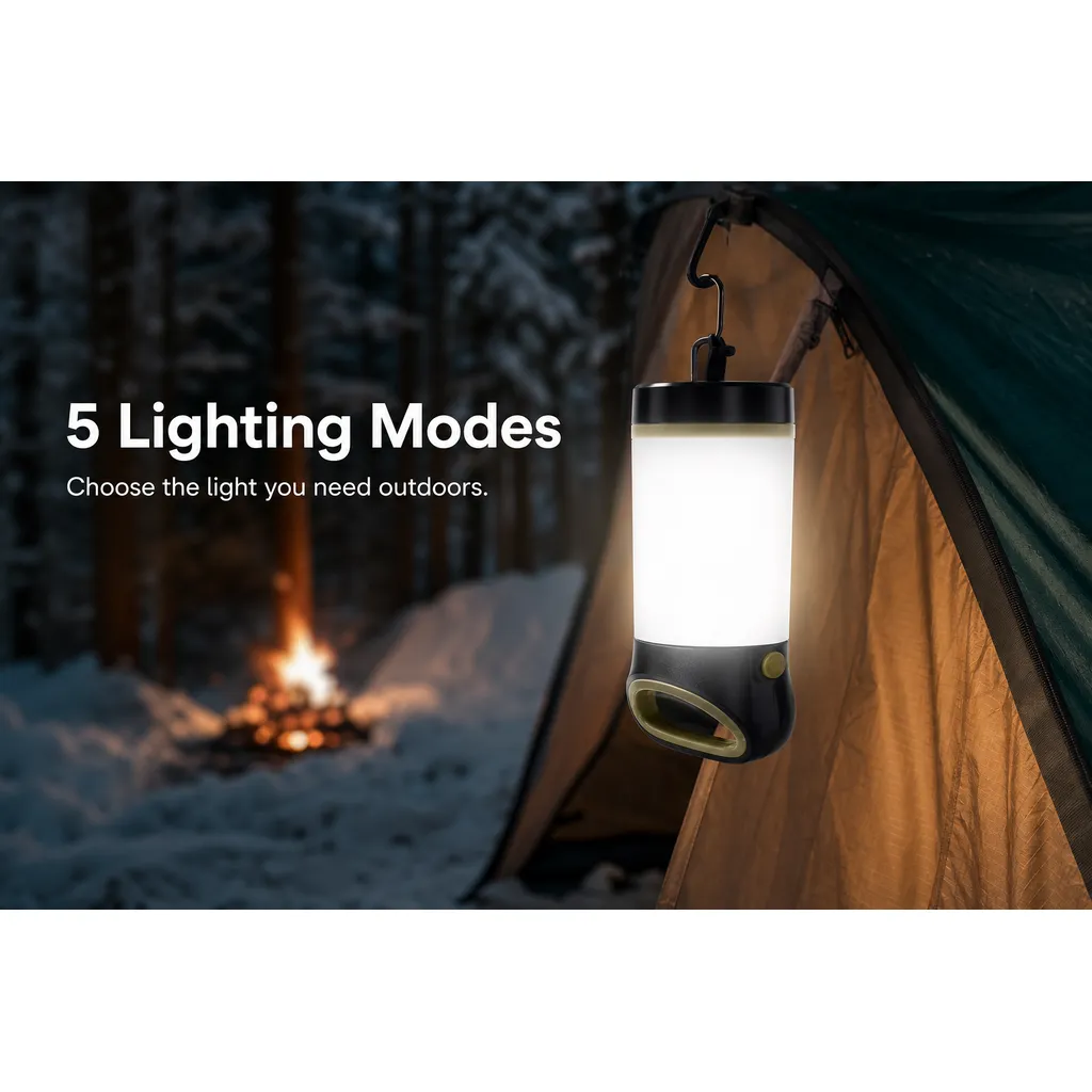 JD-L192 Rechargeable LED Camping Lantern Portable Outdoor Tent Light