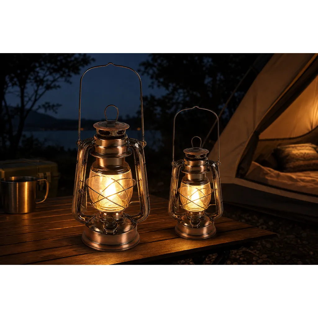 JD-L244BR/SR Rechargeable LED Camping Lantern Retro Hanging Lamp
