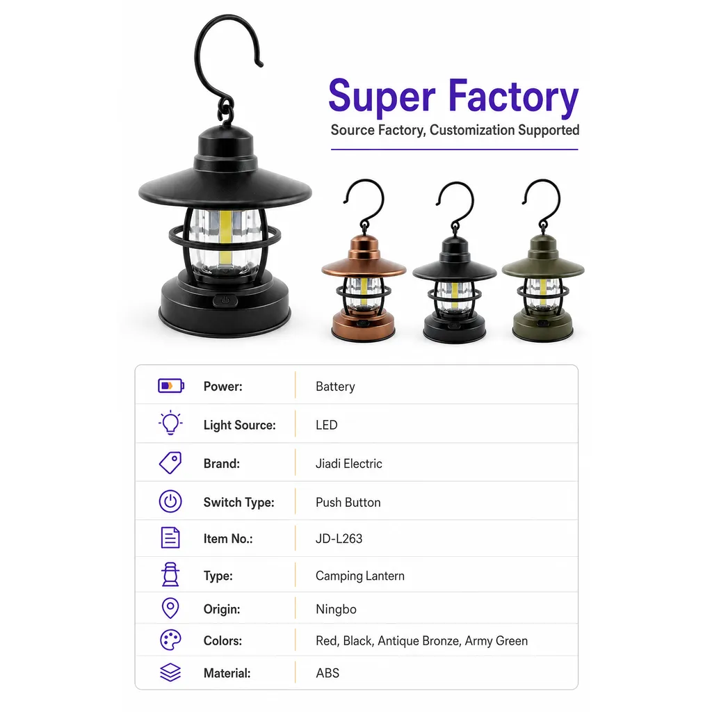 JD-L263 LED Camping Lantern