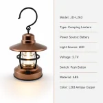 JD-L263 LED Camping Lantern Vintage Hanging Tent Light