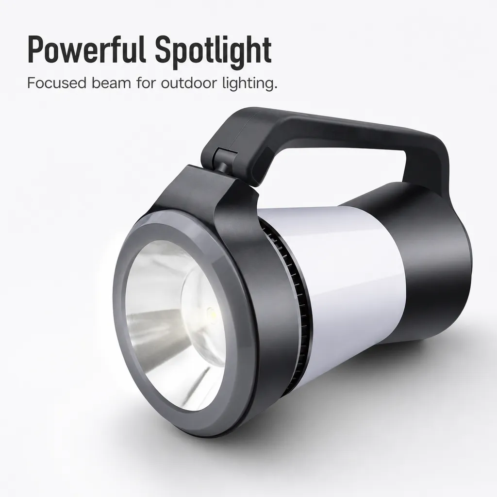 JD-L788 3 in 1 LED Camping Lantern Portable Battery Powered Spotlight