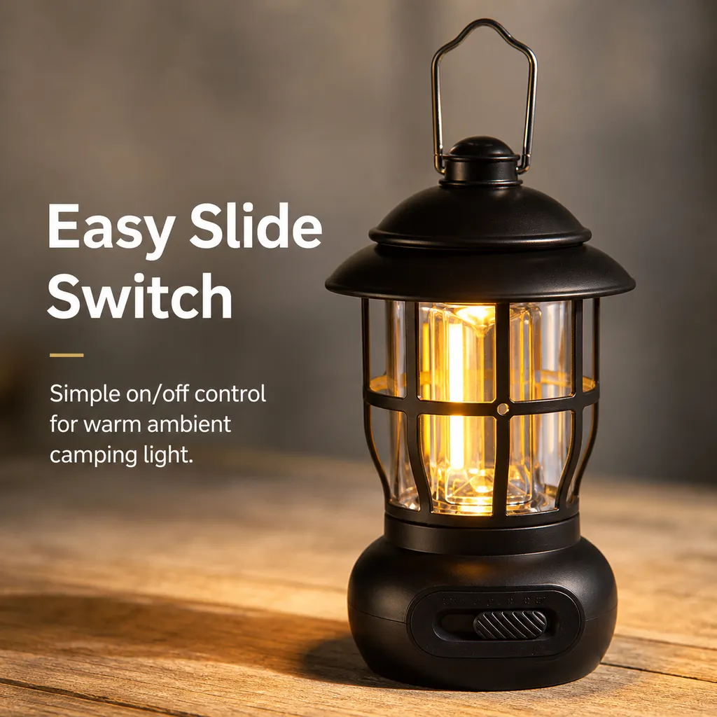 JD-L792 Rechargeable LED Camping Lantern Sliding