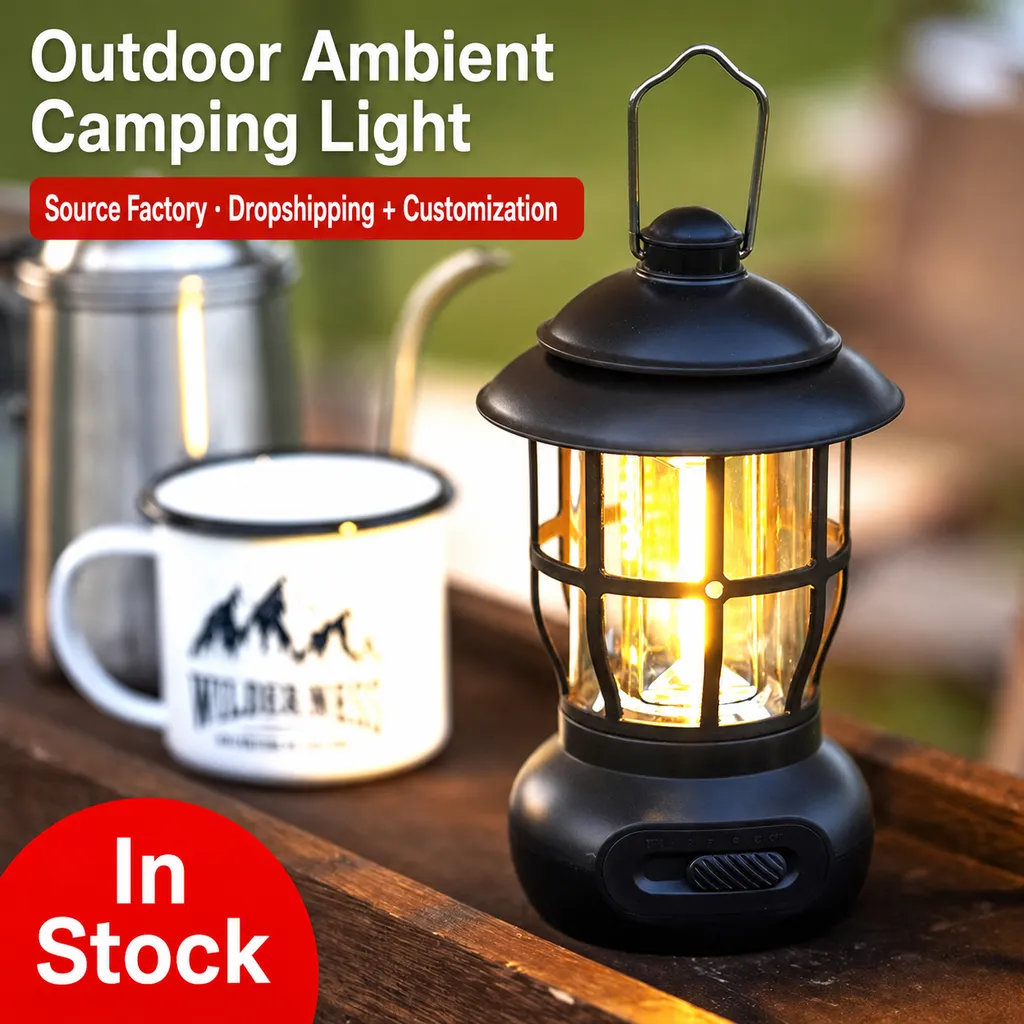 JD-L792 Rechargeable LED Camping Lantern Sliding
