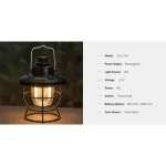 JD-L794 Rechargeable LED Camping Lantern