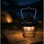JD-L795 Rechargeable LED Camping Lantern Retro Outdoor Tent Light