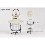 JD-L796 Rechargeable LED Retro Camping Lantern