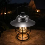 JD-L797 Rechargeable LED Retro Camping Lantern Portable Hanging Tent Light