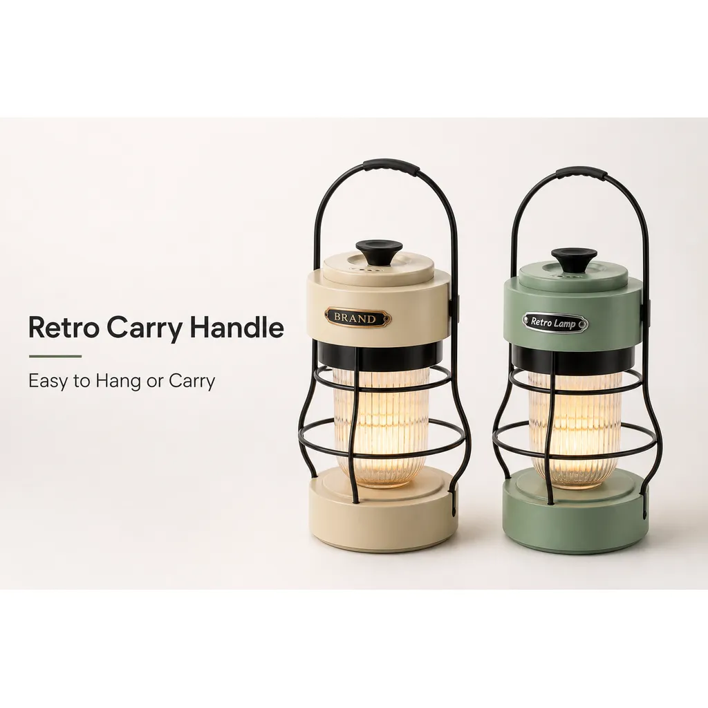 JD-L798 Rechargeable LED Retro Camping Lantern