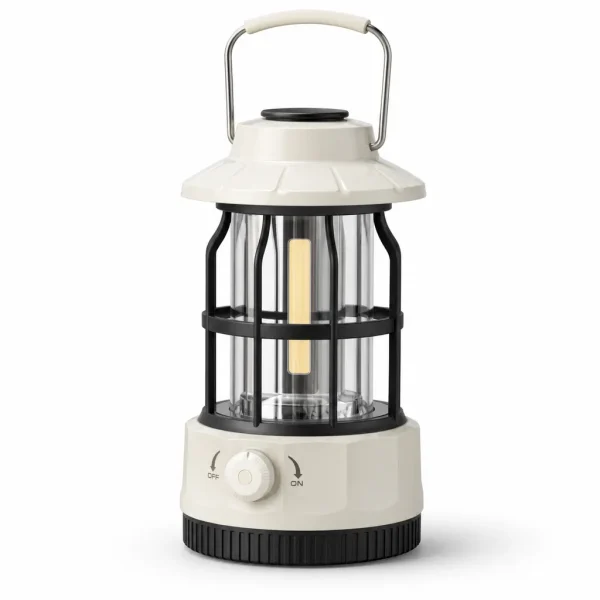 JD-L800 Retro LED Camping Lantern Warm Light Portable Outdoor Hanging Lamp