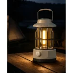 JD-L800 Retro LED Camping Lantern Warm Light Portable Outdoor Hanging Lamp
