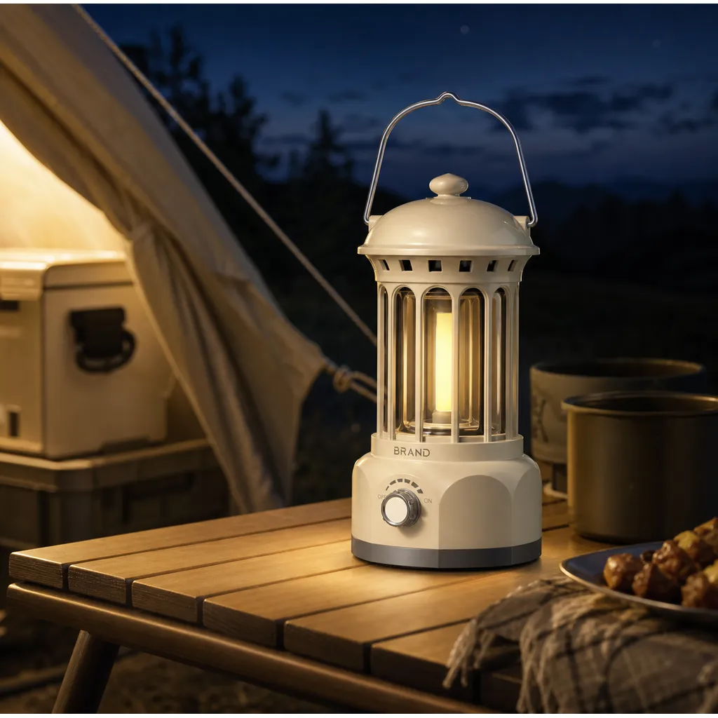 JD-L800B Rechargeable COB Camping Lantern Type-C Stepless